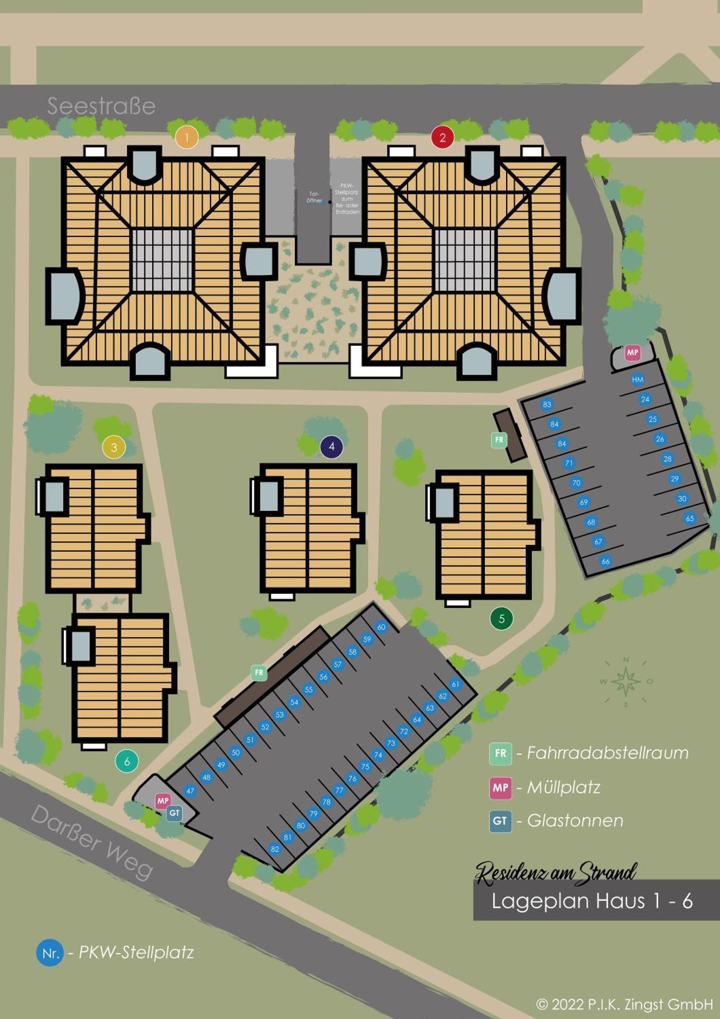 Residenz Am Strand Wohnung 2-39 Zingst Esterno foto